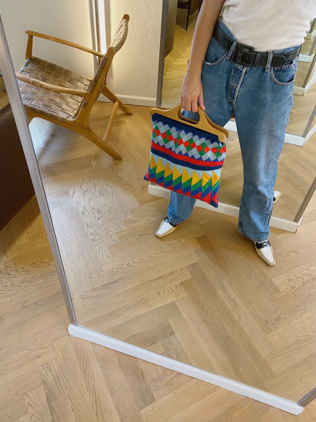 vintage patchwork bag