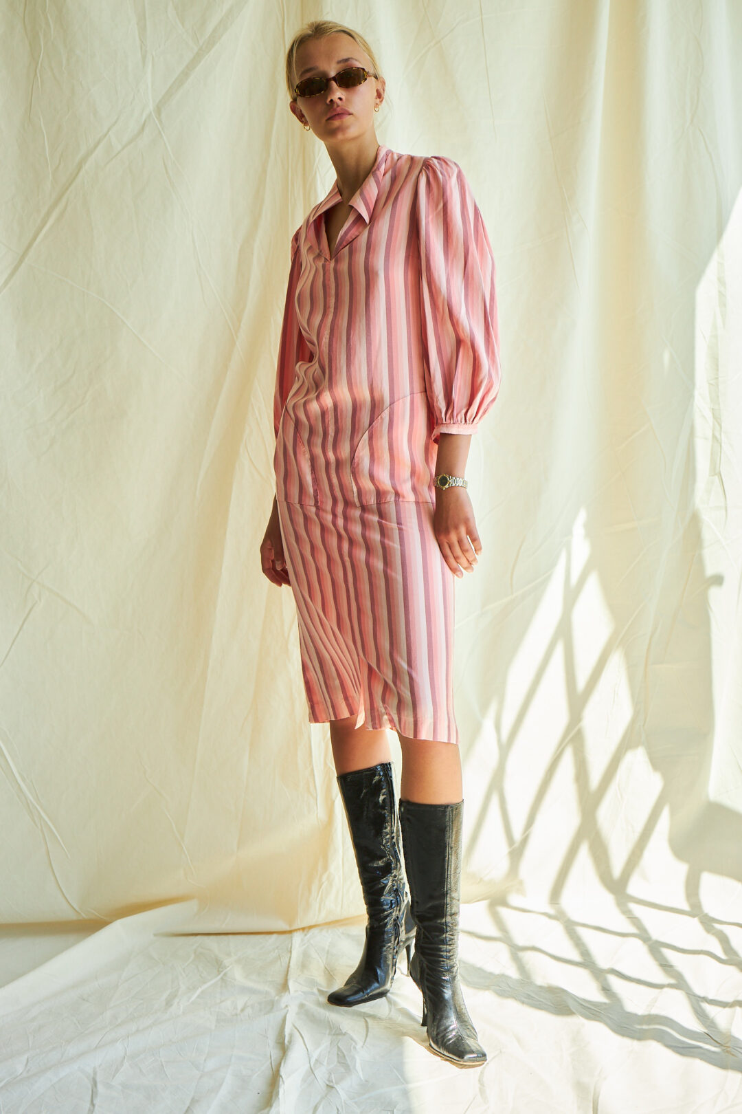 silk vintage dress candy