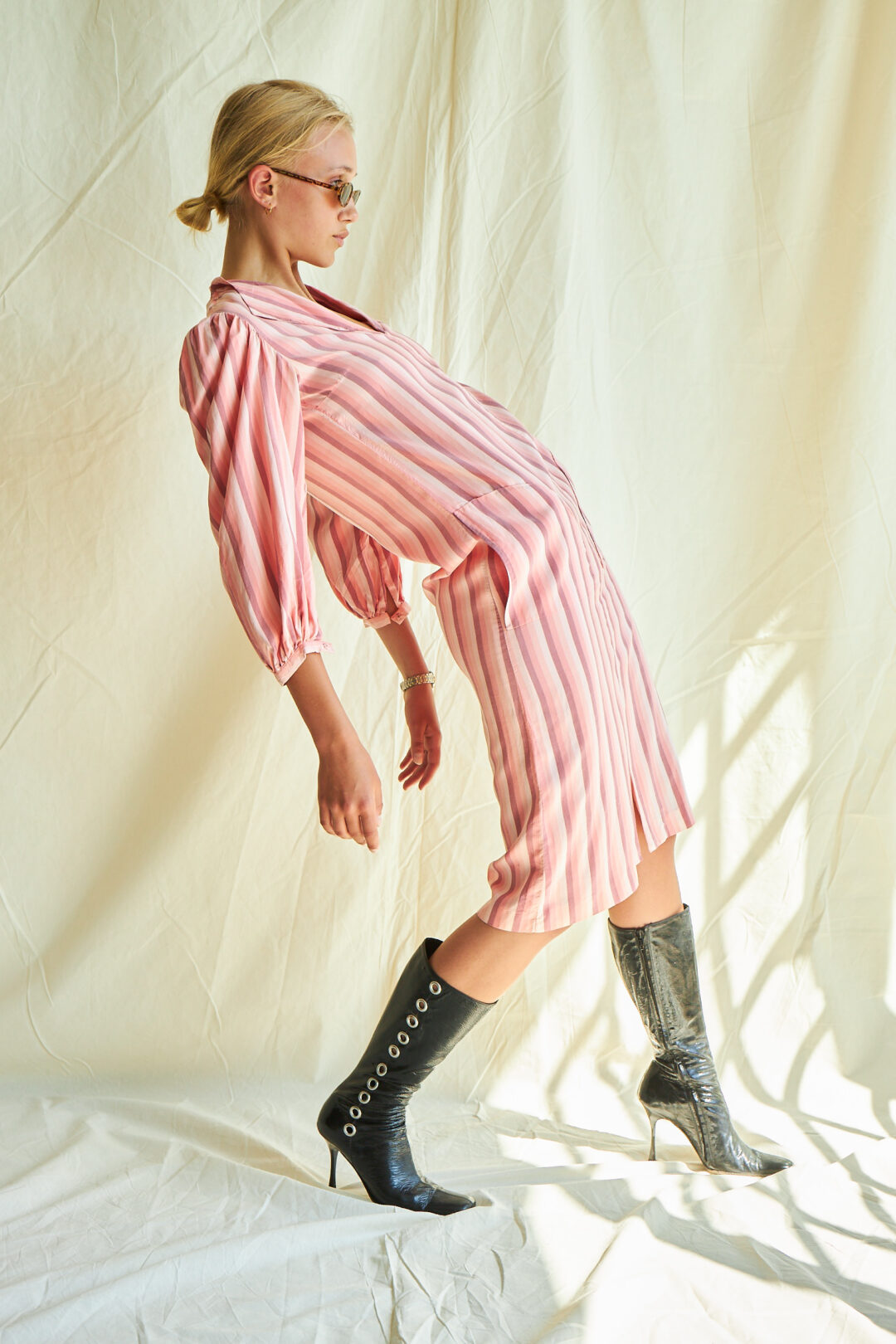 silk vintage dress candy