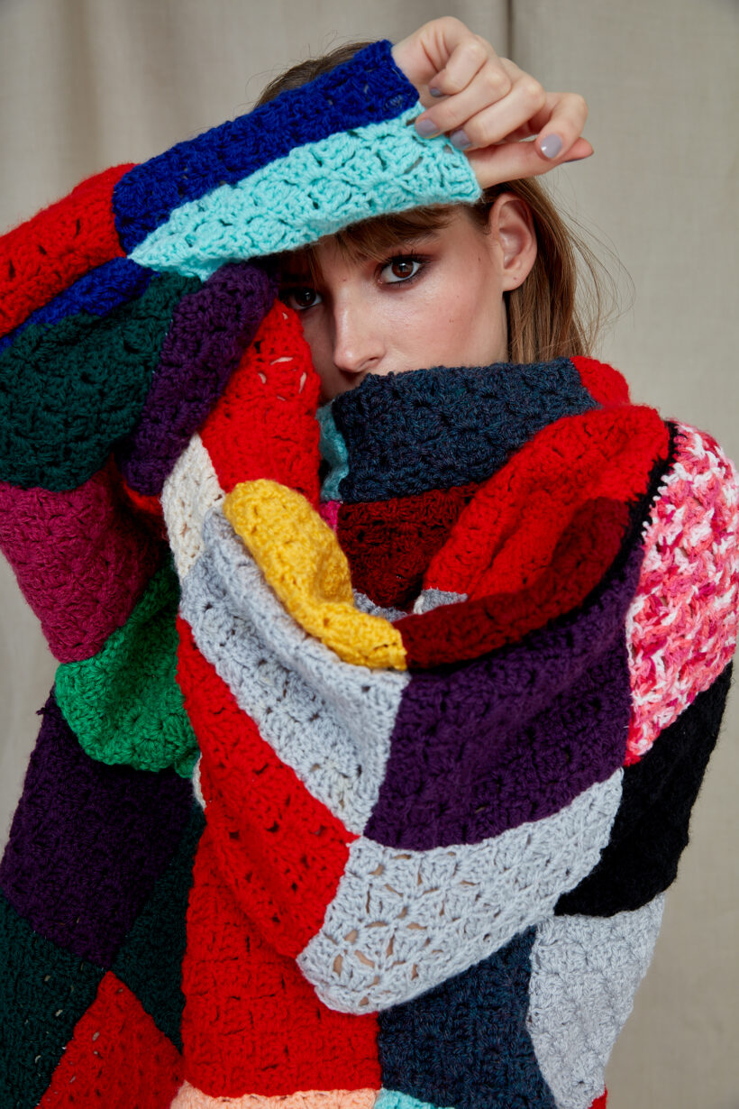 Collect23 Remade Candy sweater