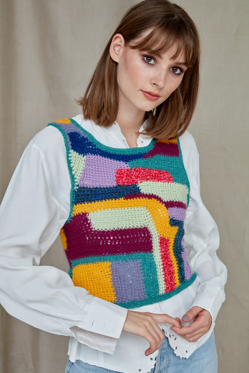 Collect23 Remade Mosaic vest 1 - Image 3