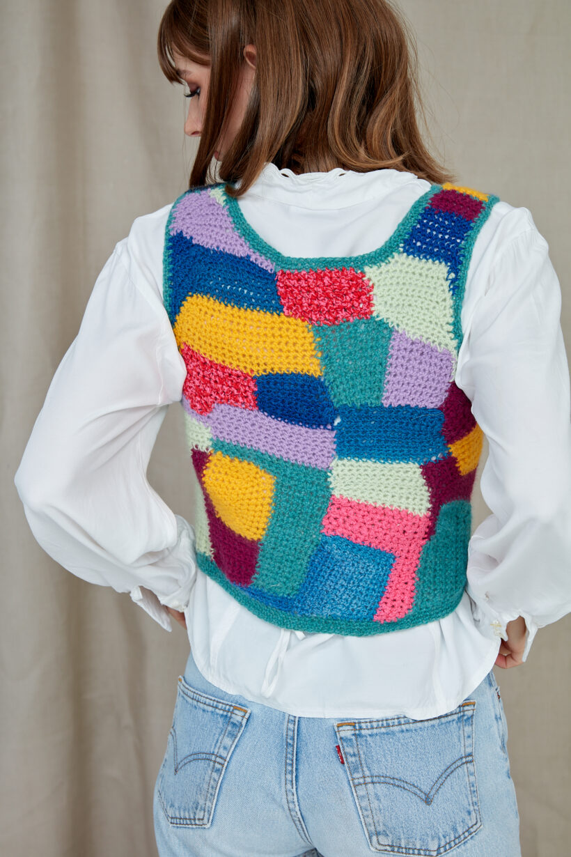 Collect23 Remade Mosaic vest 1 - Image 2