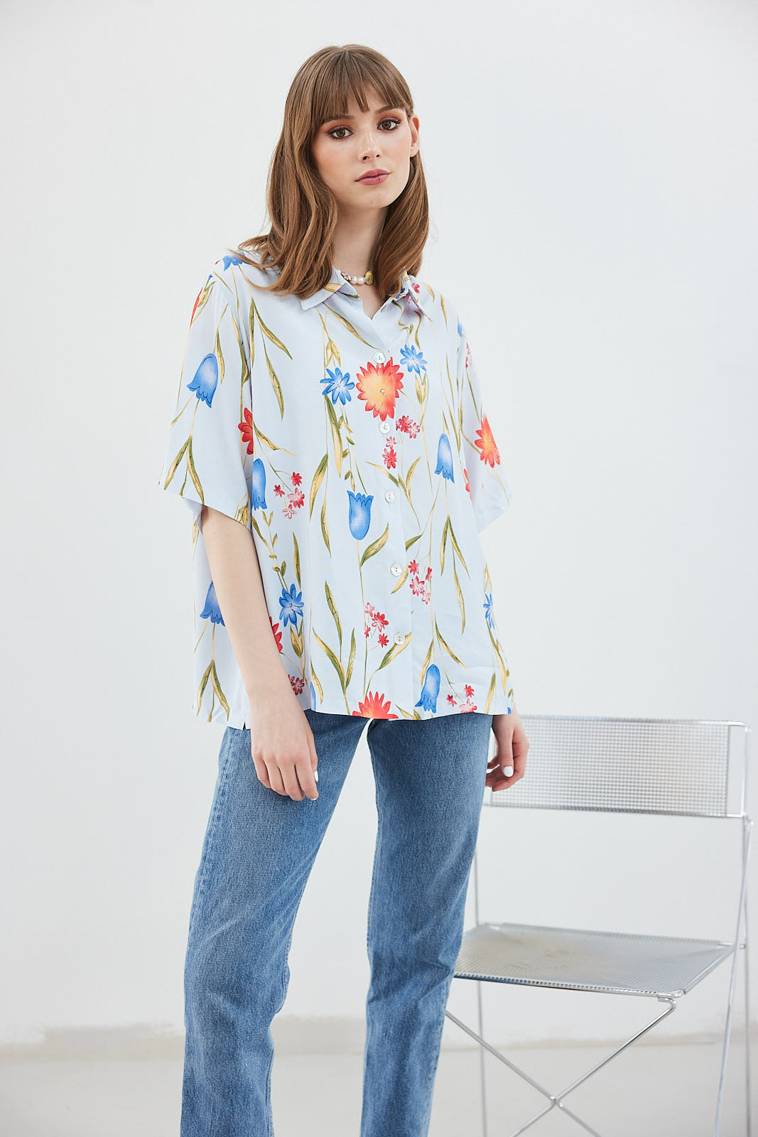 Collect23 floral shirt