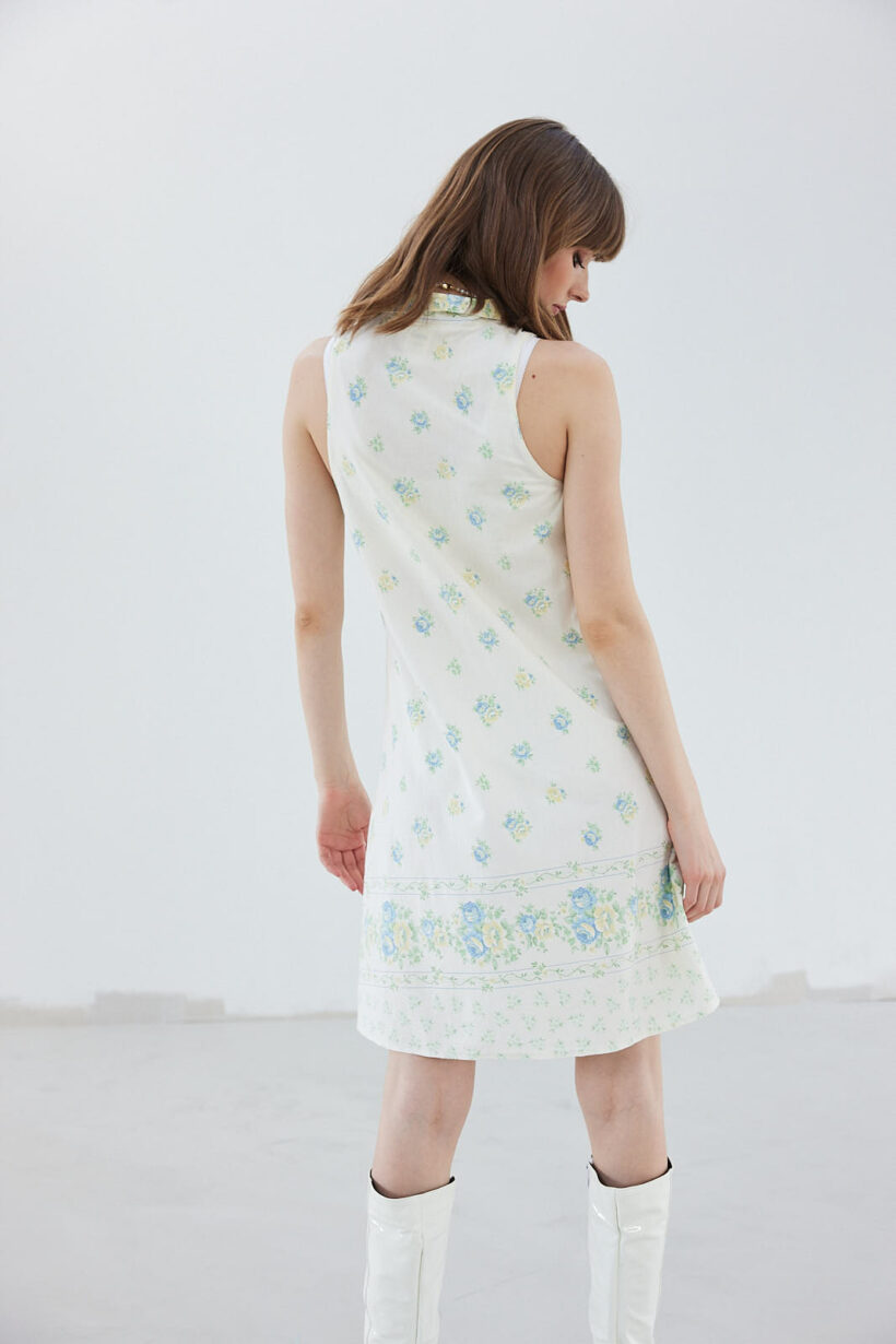Vintage cream dress - Image 3