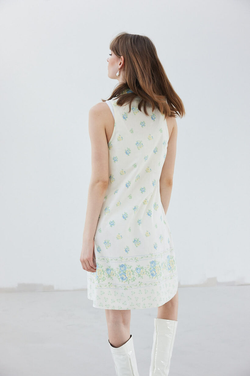 Vintage cream dress - Image 5