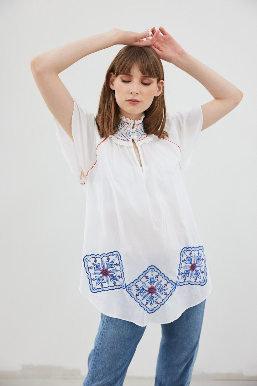 Vintage cotton top - Image 4