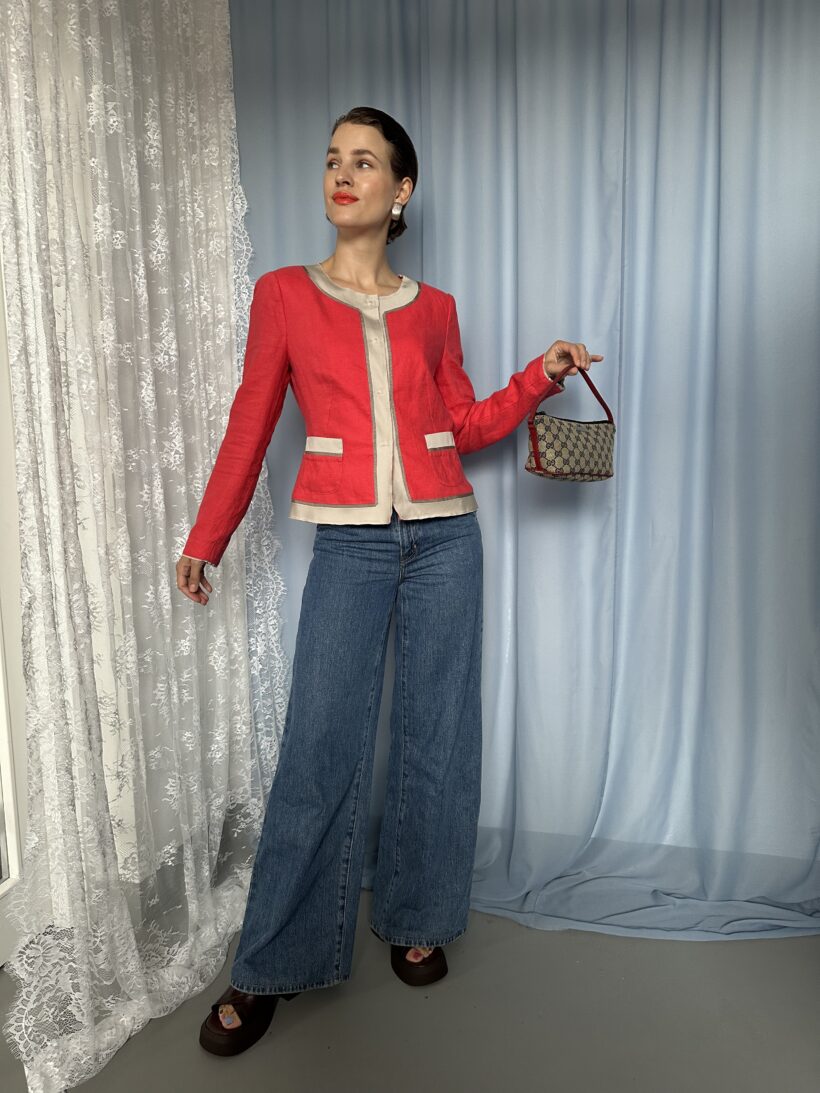 Red 60's jacket - Image 5