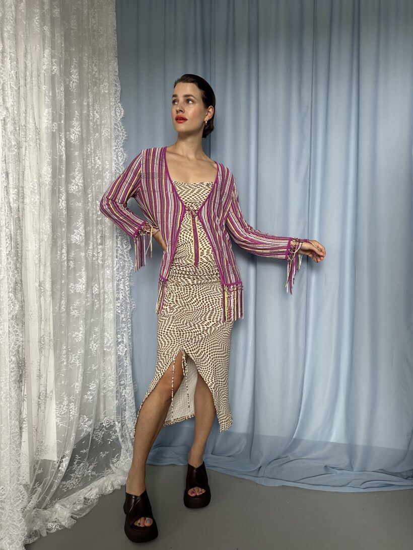 Escada fringe cardi - Image 4