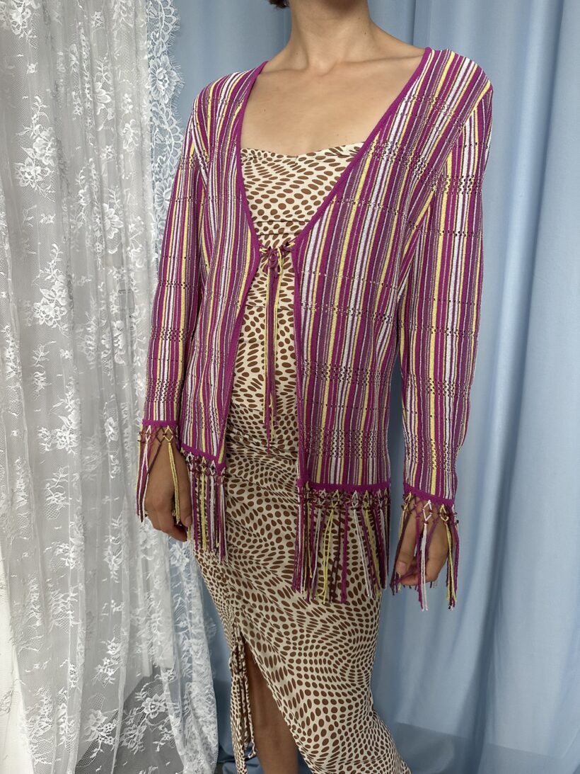 Escada fringe cardi - Image 3