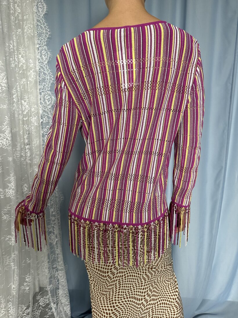 Escada fringe cardi - Image 5