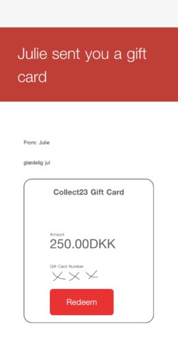 collect23 gift card